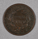 1836-p  liberty Head  One-cent Copper Coin  Young Head  Fine