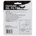 Cub Cadet 490-201-c010 Oil Filter 420 Powermore Rzt Sx Xt1 Xt2 Zt1 Ultima 42 46
