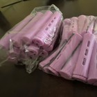 Pink Plastic Perm Rods Hair Rollers Curlers For Unisex Adults