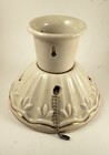 Vtg Porcelier Art Deco Porcelain Ceiling Light Fixture Pendant For 3 Chain Light