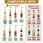 10 Pcs Gold Coffee Syrup Pumps  Compatible With 25 4 Oz 750ml Bottles  Great    