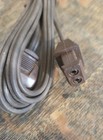 Vtg Nos Brown 6  Tv radio Power Supply Cheater Power Cord Standard