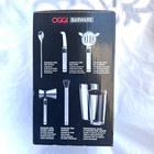 Oggi Barware   7-piece Stainless Steel Bar Tool Set With Cocktail Shaker New 