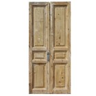 Reclaimed Pair Of 40  Solid French Doors  Late 1800 s  Ned2517