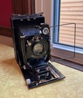 Gomz Fotokor No  1 Folding Film Camera With 4 5 135mm Lens   Film Backs In Case