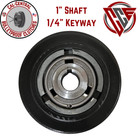 Heavy Duty Centrifugal Clutch Double 5 8  V Belt 1  Bore 5 4  Pulley New