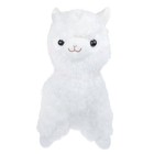 Cuddly White Alpaca Llama Lamb Toy -7  Stuffed Animal Cushion Plush Doll Vale   