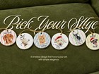 Personalized Watercolor Pet Photo Ornament Custom Dog Or Cat Memorial Keepsake