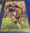 6 Buffalo Bills Hof Autographed Lot Goal Line Art Glac Signed Levy Smith Shaw