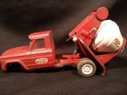 Vintage Metal Tonka Toy Cement Mixer Red And White Mound Minn - Parts   Repair
