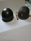 Vintage World War Ii Steel Pot Front Seam Helmet With Liner