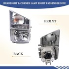 Headlight   Corner Lamp Fit For Isuzu Npr Nqr Npr-hd Nrr Right Passenger Side