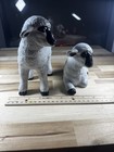 Vintage 1980s Ceramic Mom And Resting Baby Lamb