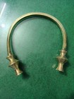 Bronze Celtic Torc Necklace     La T  ne Style Iron Age Replica     Flared Terminal T