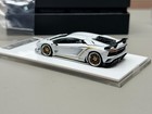 Rotating Wheel 1 64 Aventador S Alloy Car Model White