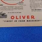 1947 Oliver Corporation Raydex Tnt Plow Tractor Farm Machinery Iowa Corn Usa Ad