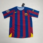 2006 Barcelona Home Retro Jersey Messi  30 Short Sleeve Vintage Final Icon