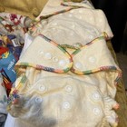 Cloth Diaper Lot 16 Adjustable With Pads   39 New Washable Liners Various Brands