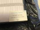 Victoria Lynn Wedding Guest Book With Crystals Pen White  16 Signature Pages Nib