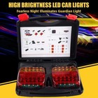 2x7pin Led Magnetic Wireless Trailer Taillight Kit Fortrailer-truck Automotive