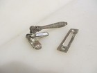 Victorian Brass Sash Window Latch Lock Fastener Catch Old Handle Antique Beehive