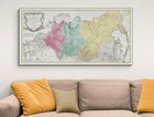 1770 Map Of Siberia Russian Empire Siberian Cartography Decor Fine Art Print