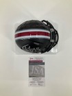 Ted Ginn Jr  Ohio State Speed Signed Mini Helmet Jsa Witness Coa