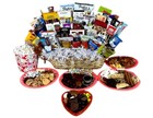 Valentines Day Chocolate Gift Basket Filled With Assorted Chocolates  Cookies  S