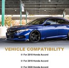 For Honda Accord Sedan 2018-2020 10th Gen Grille Jdm Sport Style Glossy Black Us