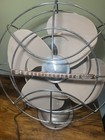 Vintage Westinghouse 12la4 Metal Desk Fan 3 Blade Gray Usa Works Tested