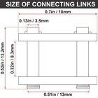 10pcs No 35 Chain Master Link Roller  Steel Alloy Heavy Duty Connector For Bike