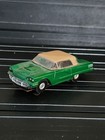 Aurora Vibrators Slot Car  1544 1958 Ford Thunderbird T-bird Green Beige Roof 