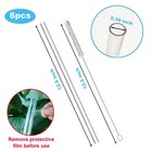 6 Pack Replacement Straw For Stanley Adventure Quencher 40 Oz For 40oz  Clear