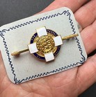 1942 The People Of Malta  for Gallantry   George Cross Enamel Pin Badge Brooch