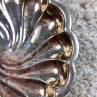 Vintage F b  Rogers Silverplate Footed Dish Scalloped Rim