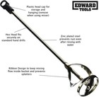 Drywall Mud Mixing Paddle For Electric Mixer Drill Mortar Paint By Hand Concrete
