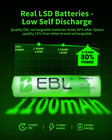 Lot Ebl Aaa Aa Rechargeable Double A triple A Batteries Ni-mh    Charger W  Usb
