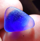 Flawless Layered Cobalt Blue Multi Stunner  9 - Real Davenport Beach Sea Glass