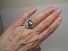 Sacred Heart Mexico Sterling Silver 925 Adjustable Ring Size 7 To 8 New