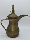 Antique 19th Century Arabic Brass Dallah Coffee Pot  138 