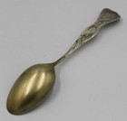 Enameled Grand Canyon  az    Antique Sterling Silver   925  Souvenir Spoon 