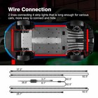 Bright 1200lm Rgb Underglow Lights 4pcs Kit W remote For Car Suv Truck Exterior