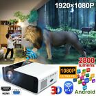 3d Hdmi Wifi Wireless Led Projector Android Bluetooth 1080p Smart Home Theater