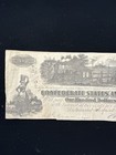 1862  100 Confederate Currency  Civil War Train Note