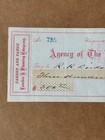 1884 Carson Tahoe Lumber Fluming Virginia City Nevada Bank Of California Check