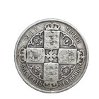 1886 Uk One Tenth Of A Pound  One Gothic Florin Silver Antique Coin Km  746 4