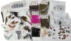Fishing Tackle L Mixed Lot New   Used Hooks Lures Marabou Spinners Many Pcs  Mix