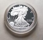 2007-w American Silver Eagle Proof Silver Dollar In Ogp With Coa 1oz 0 999