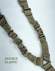Tactical Single Point Strap Bungee Rifle Gun Sling With Qd Swivel  fde 