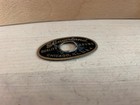 Slingerland Black   Gold Oval Badge Bass Snare Drum Part 50s 60s Vtg Pre-serial